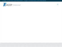 Tablet Screenshot of iacep.com.br